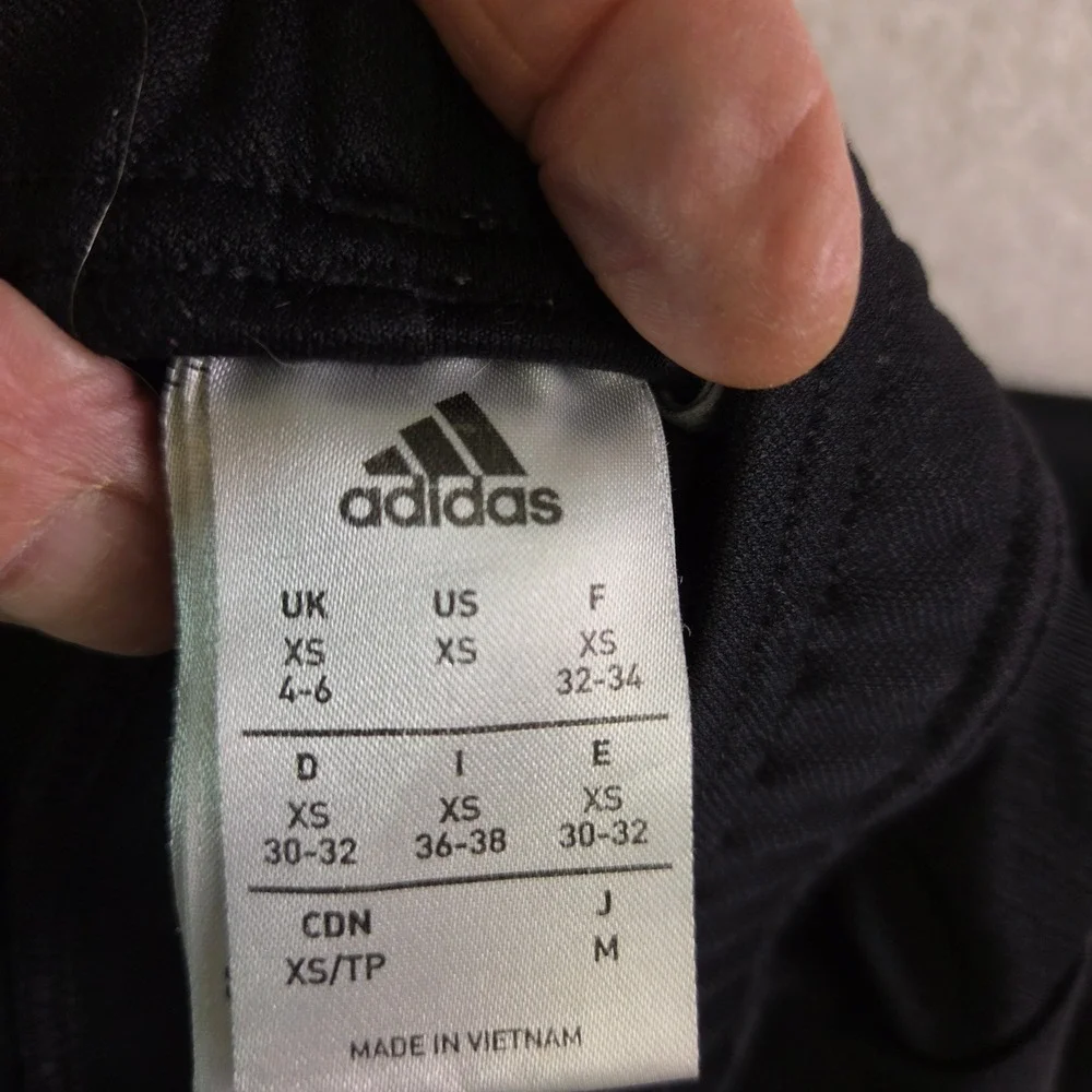 Adidas Tiro 17 Training Pants Black Slim Fit Climacool Joggers XS